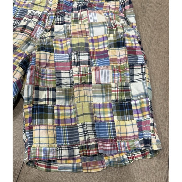J.Crew Men's Madras Field Shorts Size 36W Plaid Casual Summer Preppy - Picture 3 of 12
